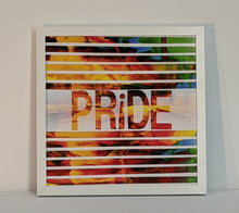 Load image into Gallery viewer, Limited-edition print Pride series no.1 - PRIDE in white frame
