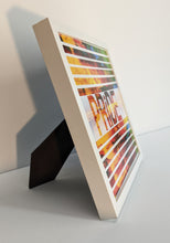 Load image into Gallery viewer, Limited-edition print Pride series no.1 - PRIDE in white frame
